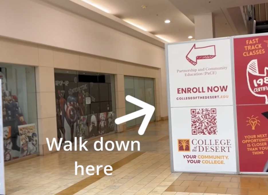 Entry from lower level of mall 2